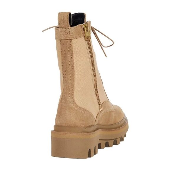 New All Saints Beth Suede Combat Boots Women’s Size 10 - Picture 7 of 11